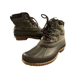 Tommy Hilfiger Mens Camo Duck Boots Size‎ 9 US LIKE NEW